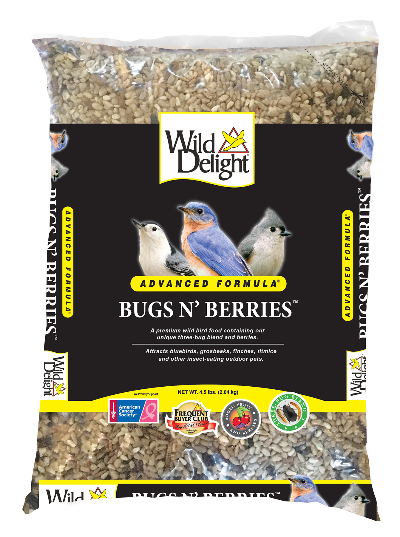 Wild Delight 367845 4.5 Lb Wild Delight® Bugs N' Berries? Premium Wild