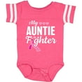 thumbnail image 3 of Inktastic Breast Cancer Awareness My Auntie is a Fighter Boys or Girls Baby Bodysuit, 3 of 5