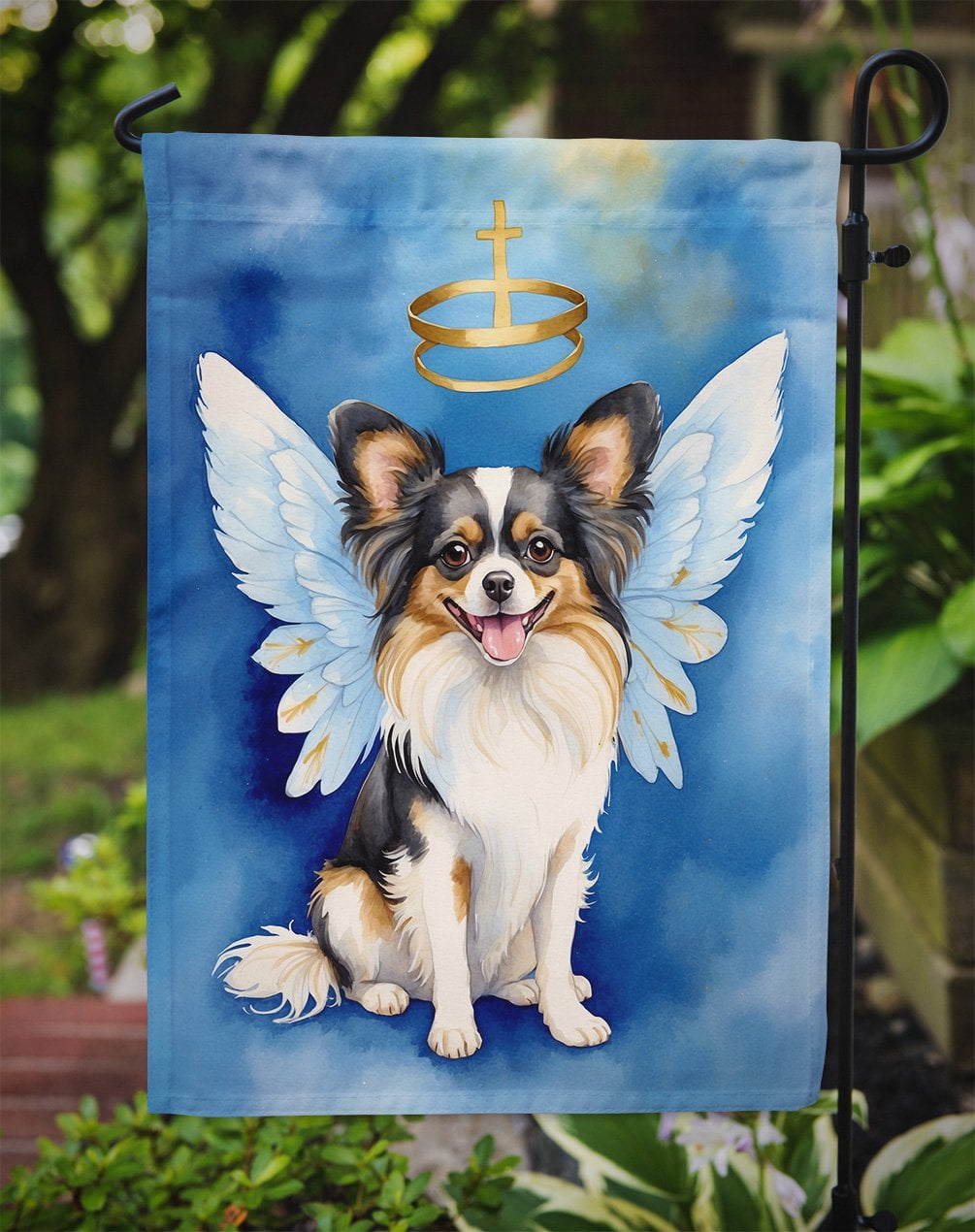 Papillon My Angel Garden Flag 11.25 in x 15.5 in