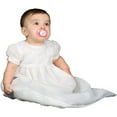 thumbnail image 7 of Baby Girls White Organza Sheer Flowers Bonnet Christening Dress Outfit, 7 of 7