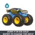 thumbnail image 4 of Hot Wheels Monster Trucks Color Shifters Toy Truck in 1:64 Scale (Styles May Vary), 4 of 9