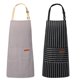 thumbnail image 1 of VALOME Paquete de 2 Delantales de Cocina, Delantal para Cocinar con 2 Bolsillos, Delantales de Chef con Correa Ajustable para el Cuello Unisex para Hombres y Mujeres (NEGRO y MARRÓN), 1 of 7