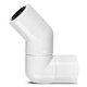 thumbnail image 3 of Faucet Faucet 360 grados Extensio giratorio Adaptador de cabeza ajustable Cara de lavado Boquilla Boquilla Home Hotel Aplaudir Reemplazo Blanco Kearding HA011494-01B, 3 of 6