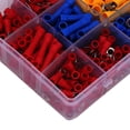 thumbnail image 4 of Kit de conectores de cables de 520 piezas, juego de terminales prensados en frío, suministros eléctricos industriales, 4 of 12
