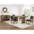 thumbnail image 3 of Atmore Dark Driftwood 5-Piece Wood Dining Set, 3 of 11