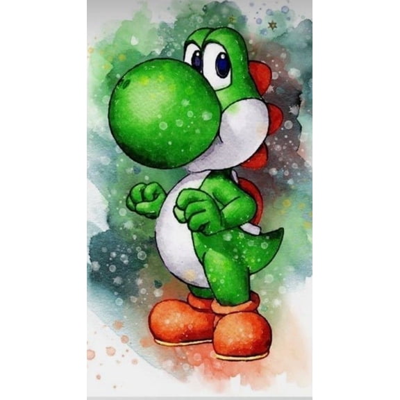 5D DIY Diamond Art Painting Kits for Adults, Full Drill Diamond Arts Rhinestone Pasted, DIY Painting Diamonod Dot Arts Crafts for Home Wall Decor Gift,12"x16" (Mario)