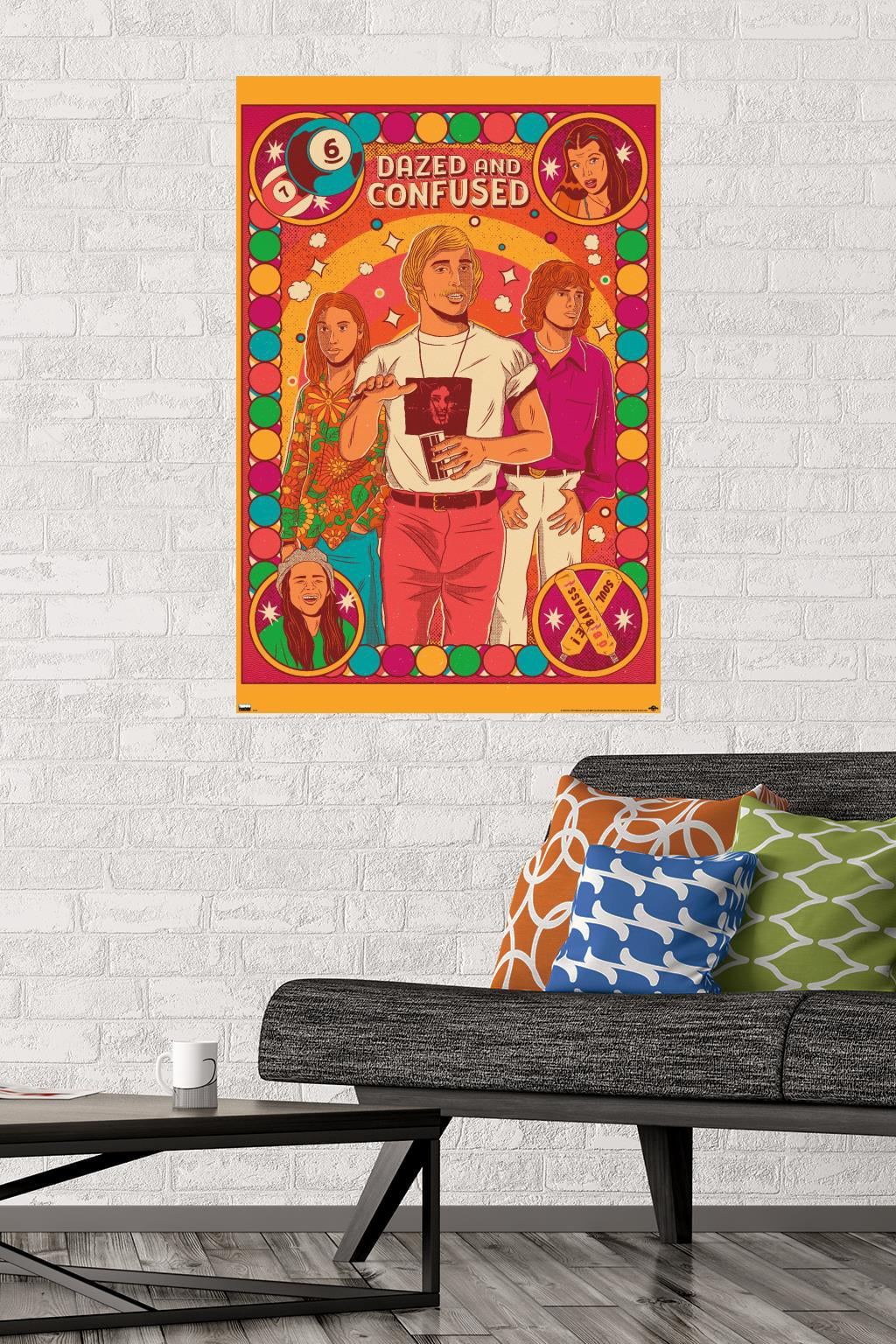 Dazed and Confused - Colorful Group Wall Poster, 22.375