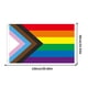 thumbnail image 3 of Bandera Bandera Progreso Banderas LGBT 3x5 Exterior Bisexual Todo Inclusivo Bandera Banderas Poliéster Resistente Deco Bisexual Lesbianas Bandera Bandera, 3 of 9