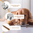 thumbnail image 5 of Threns 4Pcs Dog Food Scoop Measuring Cup Stainless Steel Dog Food Scoop Safe Pet Food Measuring Cup with Measurement for Dog Cat Pet, 5 of 8