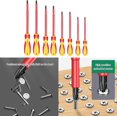 thumbnail image 2 of Tournevis Isolés Embouts Magnétiques Outil de Réparation Professionnel pour Électricien, 2 of 8