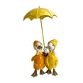 thumbnail image 5 of simhoa Duck Holding Umbrella Statue Garden Decor Centerpiece Creative, Resin Figurine Animal Sculpture for Yard, Lawn Garden Outdoor Double Duck, 5 of 9