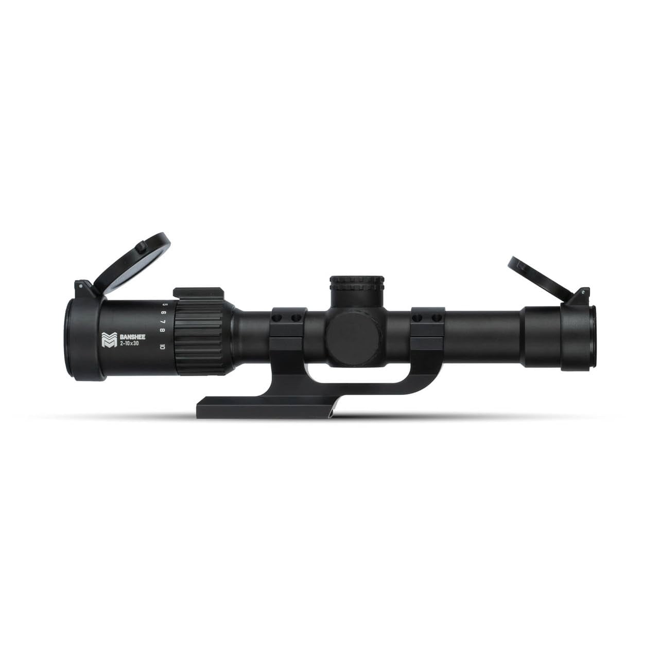 Monstrum Banshee 2-10x30 MPVO Rifle Scope with Offset Scope Mount | MX1 Reticle