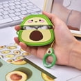 thumbnail image 4 of Funda de silicona para auriculares con dibujos animados en 3D, funda para auriculares inalámbricos de segunda generación para Airpods Pro 2, llavero para Airpods, 4 of 4