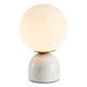 thumbnail image 1 of Lámpara de de mármol LED nórdica, lámparas de noche, luz de escritorio, luz para de noche, restaurante, dormitorio, café, adorno blanco Sunnimix Lámpara de noche, 1 of 7