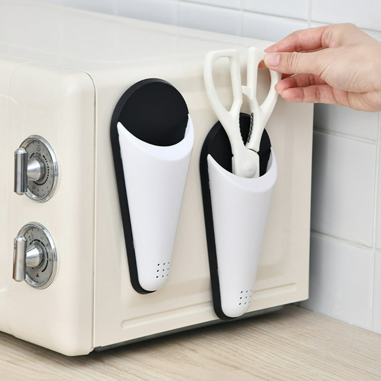 Magnetic Scissors Holder Detachable Refrigerator Magnetic Scissors Storage  Box for Home Kitchen