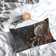 thumbnail image 5 of Yiaed Leopard On Tree Branch Print Brushed Microfiber Envelope Pillowcases, Standard,Envelope Closure Pillow Cases(No pillow core)-20"x30", 5 of 6