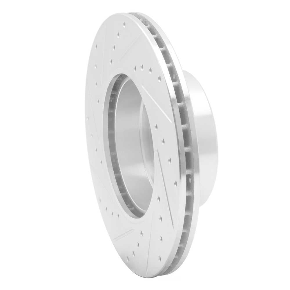 Dynamic Friction Company 631-31043R DFC Brake Rotor - Drilled And Slotted - Silver