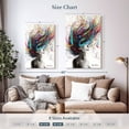 thumbnail image 4 of Elephant Stock The Edge Wall Art - Vertical Canvas Wall Art - Living Room Wall Decor - Fashion And Beauty Canvas - Gray And Gold Decor By Ashvin Harrison - 20" x 30", 4 of 8
