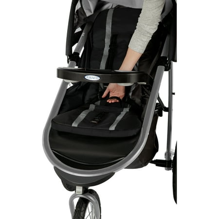 Graco FastAction Fold Jogger Click Connect Stroller, Midnight
