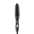 thumbnail image 2 of NFTIGB Ceramic Tourmaline Foldable Anion Hair Brush Curler Curling Iron Styling Tool For All Hair Types With Auto Sleep European EU Plug Black 10 inches / 25.4 cm, 2 of 5