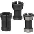 thumbnail image 1 of Adaptador de portabrocas de 3 uds., broca para enrutador eléctrico, pinza de 6mm/6,35mm/8mm, máquina eléctrica para enrutador de carpintería, soporte de pinza, herramienta de mano JFHHH pequeña, 1 of 5