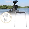 thumbnail image 5 of Rupoun U Handle Assembly 2990906 Stainless Steel Plastic Replacement Parts for Minn Kota MKA21 RTA17 Trolling Motor Quick Release Bracket Boat Hardware (10.6 inches / 27 cm), 5 of 9