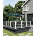 thumbnail image 2 of Pergola en Aluminium 10 X 10 Pi, Pergola Extérieure avec Auvent Ajustable, 2 of 7