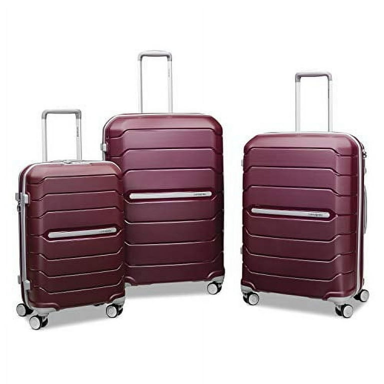 Samsonite Freeform Hardside Expandable with Double Spinner Wheels, Merlot, Checked-Medium 24-Inch Samsonite Freeform Hardside Expandable with Double Spinner Wheels, Merlot, Checked-Medium 24-Inch