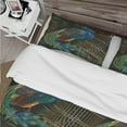 thumbnail image 4 of Designart 'Tails of Peacocks and Birds Cage' Farmhouse Duvet Cover Set, 4 of 4