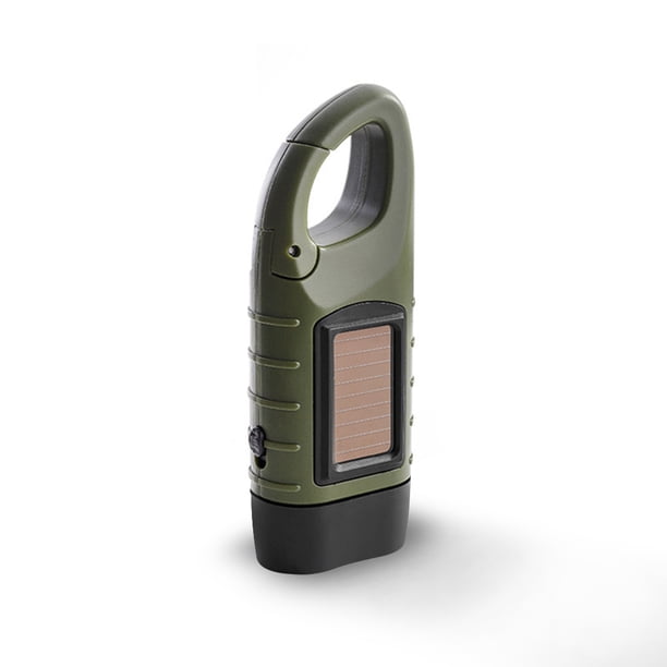 Linterna portátil con energía solar Greeniant Senderismo Montañismo Trekking Luz de emergencia Antorcha LED Verde OD002503-02