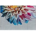 thumbnail image 2 of Elizabeth Sutton MI35C Space Dahlia Floral Modern Gray Area Rug, 7'10"X10'0", 2 of 6