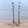 thumbnail image 6 of 2 Pcs Adjustable Curtain Rod Wall Mount Bracket Metal Holder Iron Drapery, 6 of 6