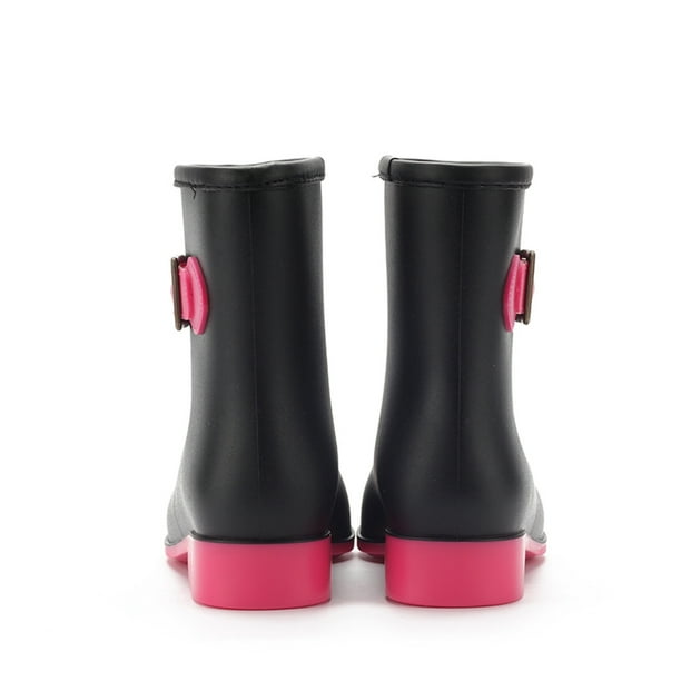 Pink rain hotsell boots walmart