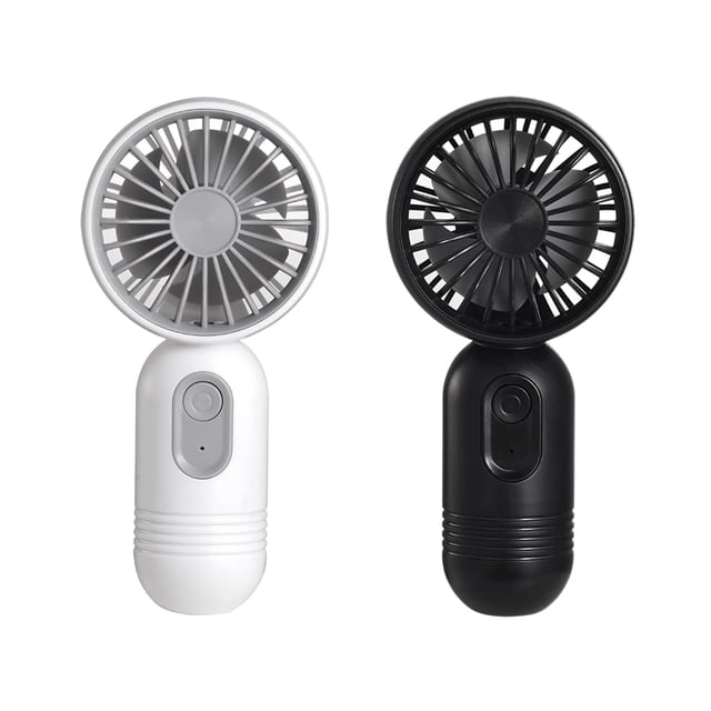 VanSmaGo ventilador pequeño Personal de mano con 3 velocidades para viajes, ventilador de pestañas con batería recargable USB con cordón, nuevo