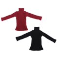 thumbnail image 1 of 2 Piezas De Suéter De Cuello Alto De Material /6 Para Juguetes Calientes Kumik '' CUTICAT Suéter de figura masculina de acción, 1 of 8