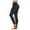 Black, variant on ABATAB Workout Leggings for Women Skinny Elastic Waisted Yoga Pants Butt Lifting Seamless Trousers for Exercise Running