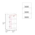 thumbnail image 5 of Depot E-Shop Kaltag Wall Cabinet, 3 shelves, Black, 5 of 7