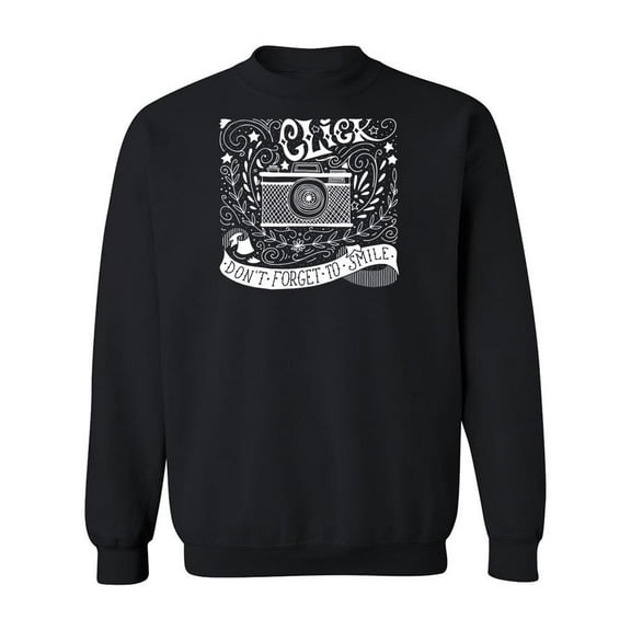 Vintage Camera Drawing Sweatshirt Men -Image by Shutterstock, Male XX-Large