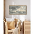 thumbnail image 6 of Drsoum Vintage Wall Art Clouds in the Sky Landscape Painting Retro Cloudy Scenery Farmhouse Kitchen Living Room Decor 8x16in Natural Framed, 6 of 6