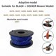 thumbnail image 3 of Replacement Trimmer Spool Set of 6 - Compatible with Lawn Trimmers and Reel Wire Systems, 3 of 5