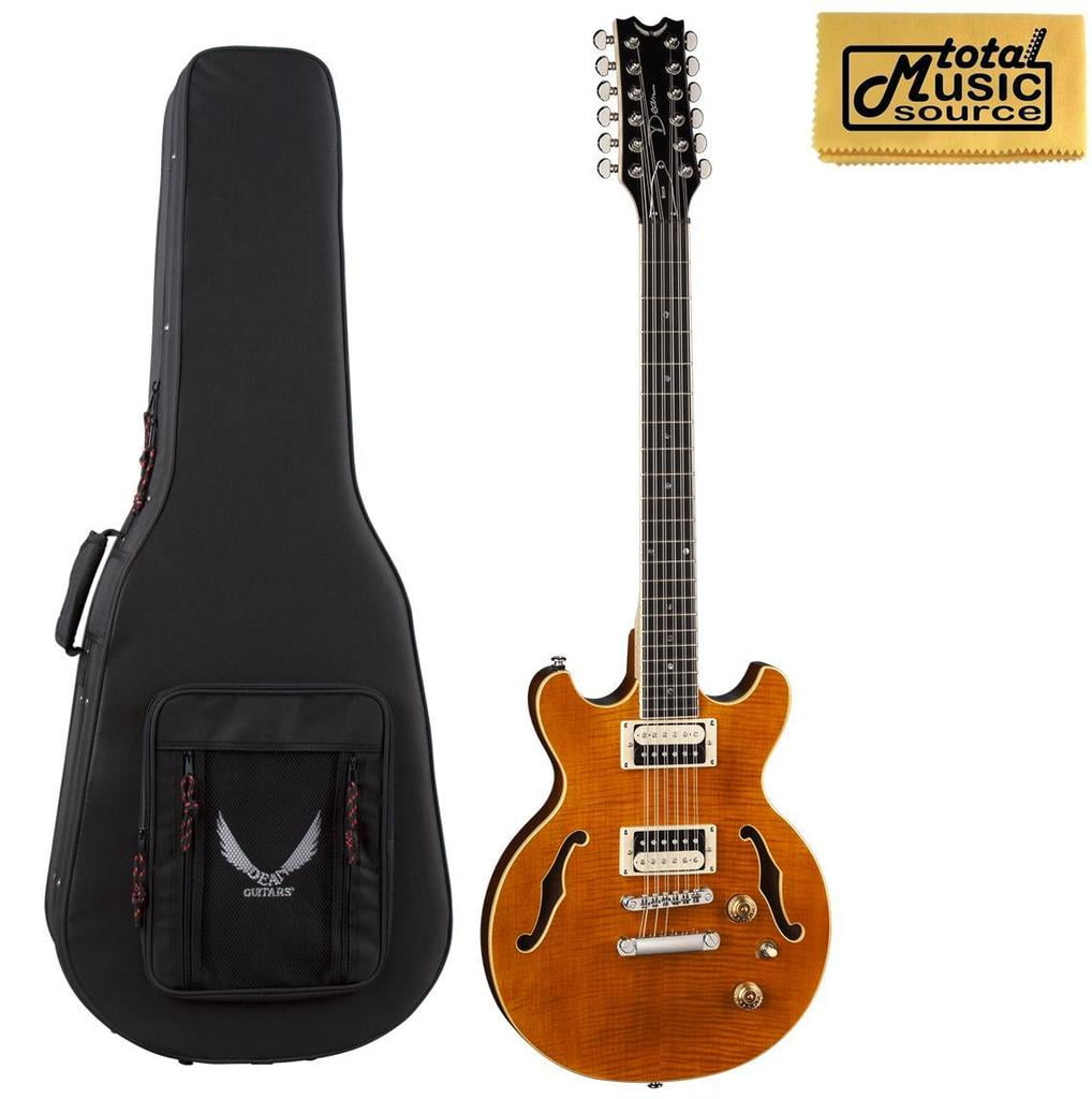 Dean Boca 12String Electric Guitar w/ Soft Case, Flame Maple Top