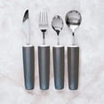 thumbnail image 2 of Ableware Comfort Grip Cutlery Dinner Fork by Maddak - Eating and Dining Aids - Stainless steel Utensil Sets - 746400101, 2 of 2