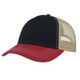 thumbnail image 3 of Atlantis  Adult Rapper 5 Panel Canvas Recycled Trucker Cap, 3 of 4