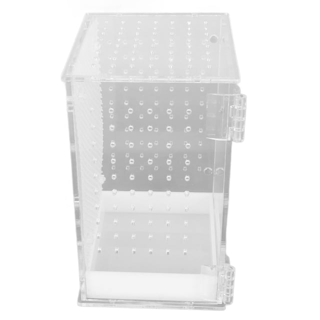 Tanque de Terrario para Reptiles Acrílico Altamente Transparente Tanque de Hábitat Transparente para Leopardo Gecko Serpiente Puerta Magnética Deslizante Gran Tanque de Reptiles ANGGREK Otros