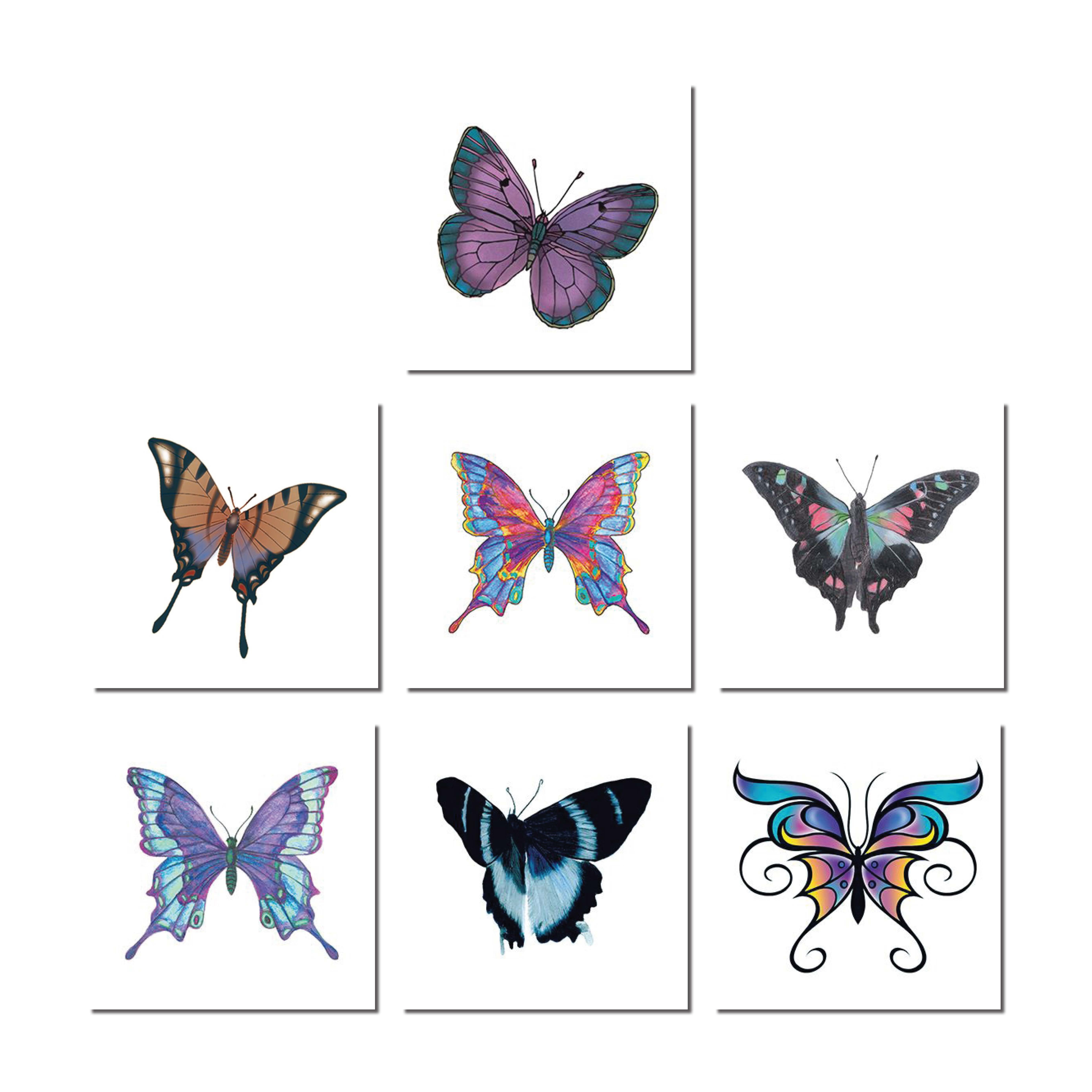 Butterfly Temporary Tattoo Pack Walmart Com