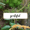 thumbnail image 4 of Grateful Inspirational Tin Sign - 16x4 Inch - Ideal for Kitchen, Dining, Man Cave Decor - Gratitude Signs, Rustic Decor, 4 of 4