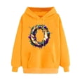 thumbnail image 3 of VBTAPA Womens Mardi Gras Hoodies Funny Mask Graphic Hooded Sweatshirt Carnival Themed Print Long Sleeve Drawstring Pullover Hoodie Holiday Hoody Tops Yellow XXL, 3 of 6