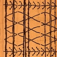 thumbnail image 1 of Ahgly Company Indoor Square Solid Orange Modern Area Rugs, 8' Square, 1 of 4