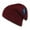 Red, variant on Cozy Knit Beanie Charcoal One Size Fits Most