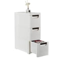 thumbnail image 1 of Zimtown 3 Storage Drawers Rolling Cart Organizer Plastic Drawers Unit, 1 of 8